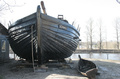 Peipsijärven lotja - lodi - telakoituna Tartossa. Kuva Jõmmun kotisivuilta
Peipsi-lake barge ovewintering in Tartu. Foto barge´s homepages