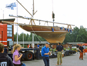 Sposan vesillelasku. Launching Sposa